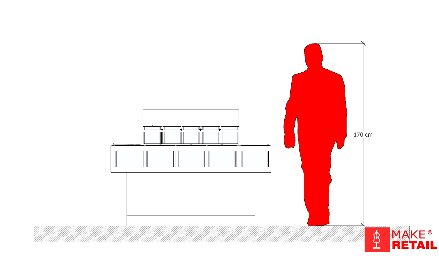 MUEBLE DULCES A GRANEL - PROPORCION